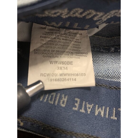 Wrangler 3X34 Willow Bootcut Ultimate Riding Stretch Jeans Denim Equestrian - Picture 8 of 10
